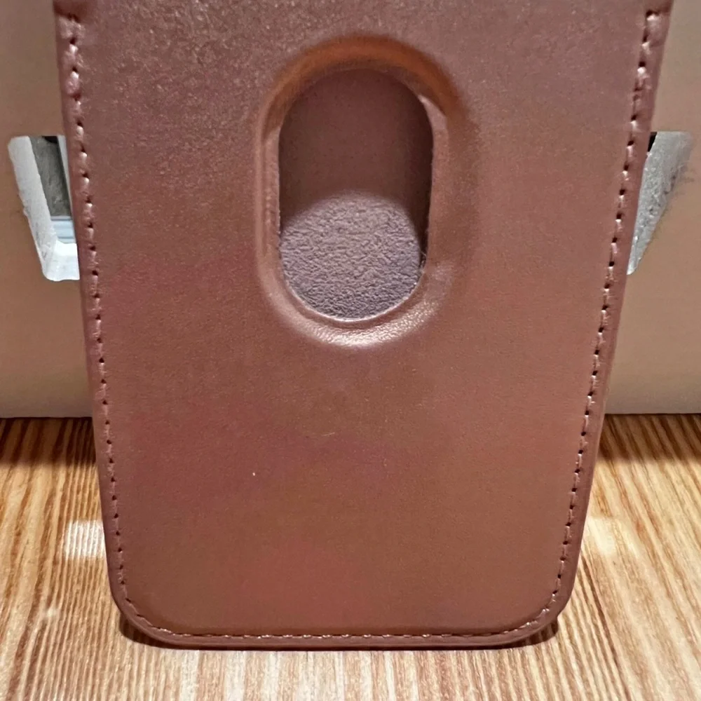 Rose gold Leather Phone Skin